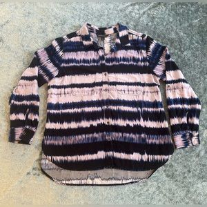 Rock and Republic Striped Tie Dye Sz L